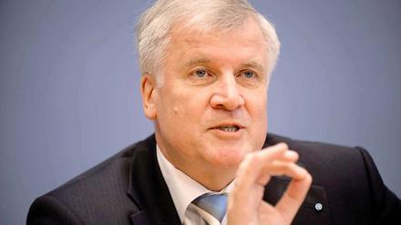 Horst Seehofer will ein NPD-Verbotsverfahren - unbedingt.