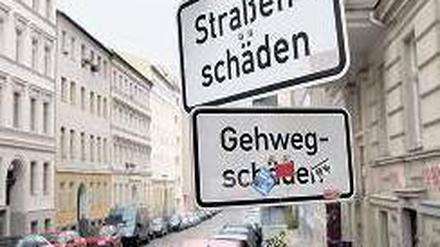 Stolperfalle. Wenn Verletzte klagen, kann das für die Bezirke teuer werden.