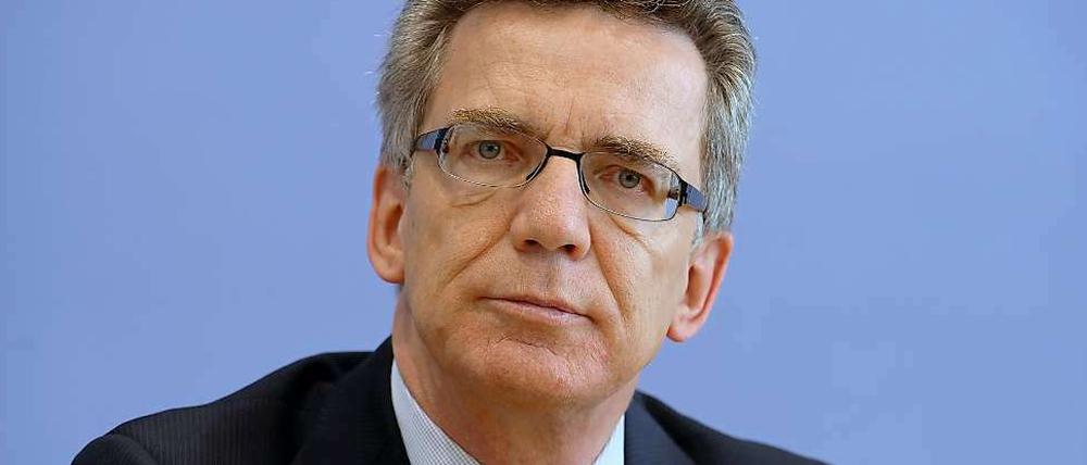 Thomas de Mazière ist mit der Zusammenarbeit in der Koalition nicht zufrieden.