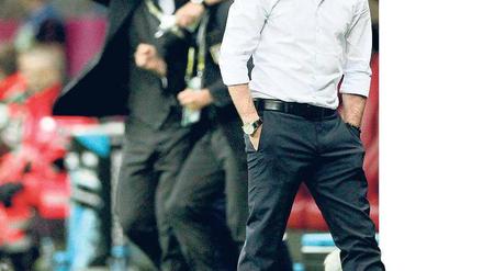 Vom eigenen Weg abgekommen. So spielte die Mannschaft von Löw bei der EM. Speziell im Halbfinale gegen Italien wurden Fehler gemacht, auch vom Bundestrainer. Foto: dpa