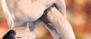 Kopfüber ins Glück. Der US-Amerikaner David Boudia triumphierte beim Springen vom Turm. Foto: AP