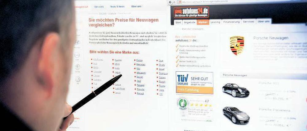 Erst mal schauen, was es im Internet gibt. 94 Prozent der Autokäufer informieren sich online.