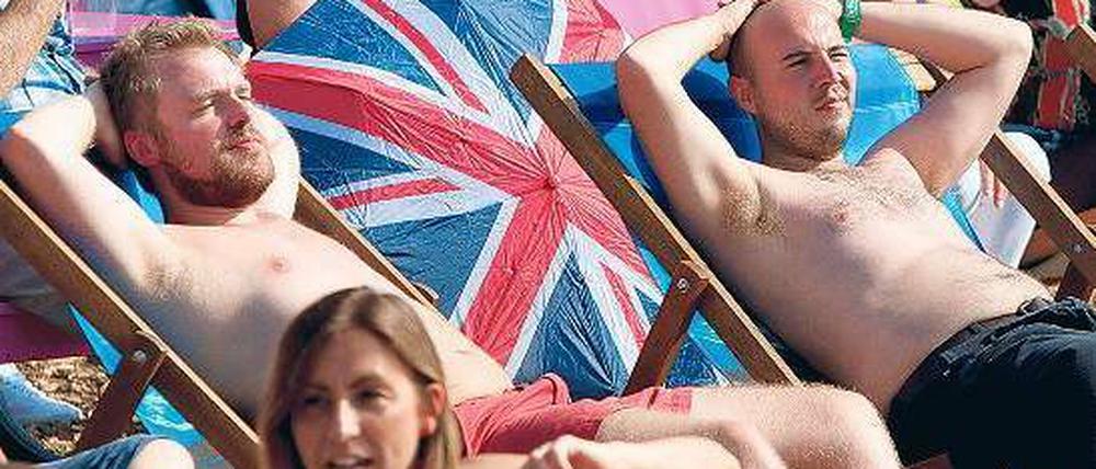 Ist das Leben nicht schön? Tausende Fans genossen im Hyde Park den Mix aus Sport und Erholung. Foto: dpa