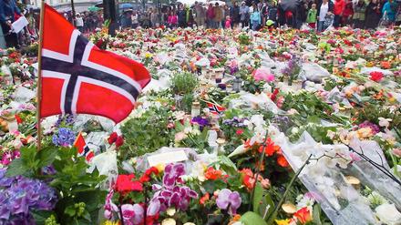 Gedenken in Oslo im Juli 2011.