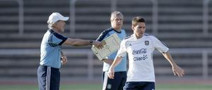 Messsiiii! Lionel Messi (rechts) wurde von den Fans in Neu Isenburg gefeiert.