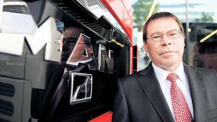 Angeklagt. Der frühere MAN-Vorstand Anton Weinmann muss sich vor dem Landgericht München verantworten.