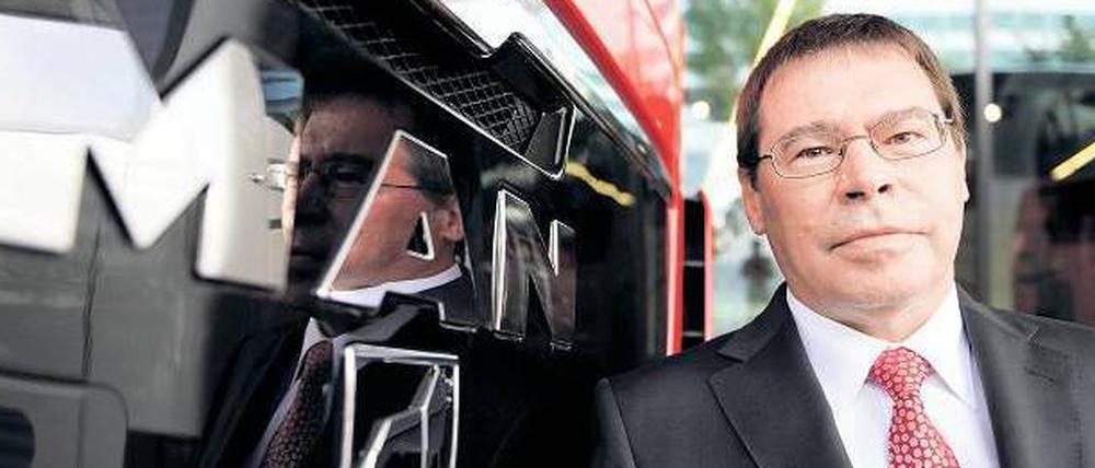 Angeklagt. Der frühere MAN-Vorstand Anton Weinmann muss sich vor dem Landgericht München verantworten.