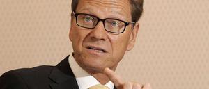 Außenminister Guido Westerwelle (FDP) beim Tagesspiegel-Interview.