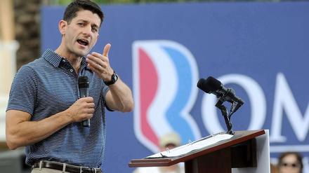 Der republikanische Kandidat für das Amt des Vizepräsidenten, Paul Ryan.