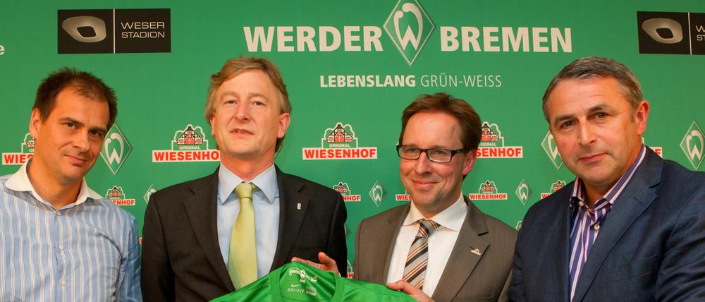 Imageverlust. Der neue Sponsor des Werder Bremen gefällt den Fans überhaupt nicht. 