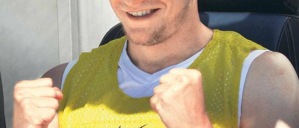 Maik Franz, 31, absolvierte bisher 90 Bundesligaspiele und steht seit Sommer 2011 bei Hertha BSC unter Vertrag. Im Dezember des vergangenen Jahres zog sich der Verteidiger einen Kreuzbandriss zu. Foto: dpa
