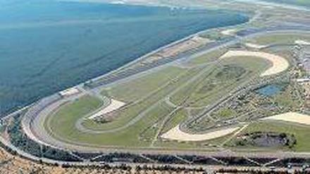 Ringbahn. Der Lausitzring sollte die Formel 1 nach Brandenburg bringen. Foto: dapd