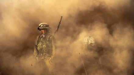 Bereit für einen Krieg? Ein israelischer Soldat bei einer Militärübung auf den Golanhöhen im August.