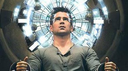 Reise in die Vergangenheit. Colin Farrell in dem Science Fiction-Film „Total Recall“, der an diesem Donnerstag anläuft.