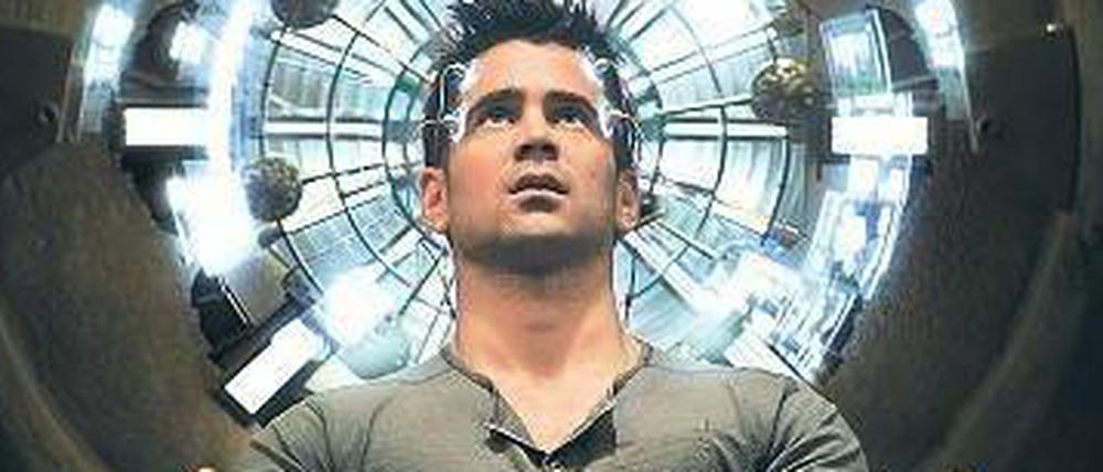 Reise in die Vergangenheit. Colin Farrell in dem Science Fiction-Film „Total Recall“, der an diesem Donnerstag anläuft. 