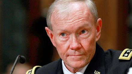Das Flugzeug von US-Generalstabschef Martin Dempsey ist in Afghanistan beschossen worden. 