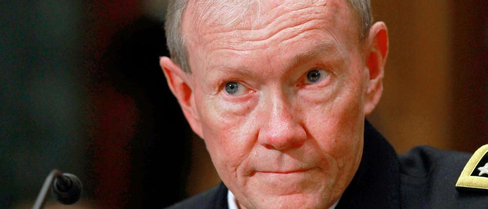Das Flugzeug von US-Generalstabschef Martin Dempsey ist in Afghanistan beschossen worden. 