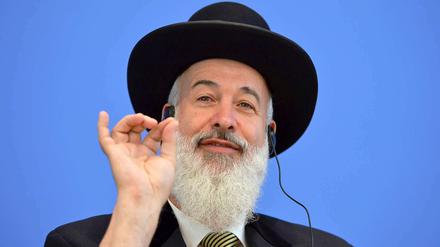 Der israelische Oberrabbiner Jona Metzger. 