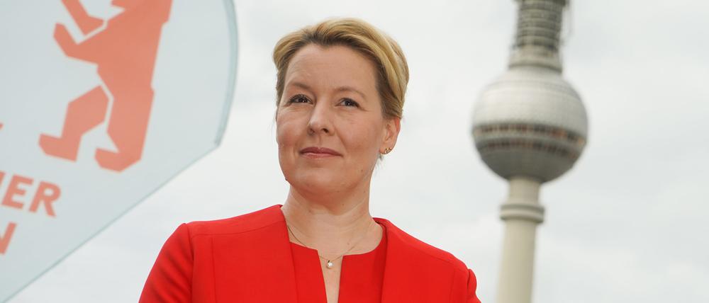 Franziska Giffey hat gute Chancen, Berlins Bürgermeisterin zu werden.