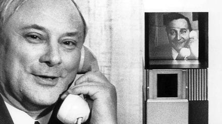 Georg Leber, hier als Bundespostminister 1971