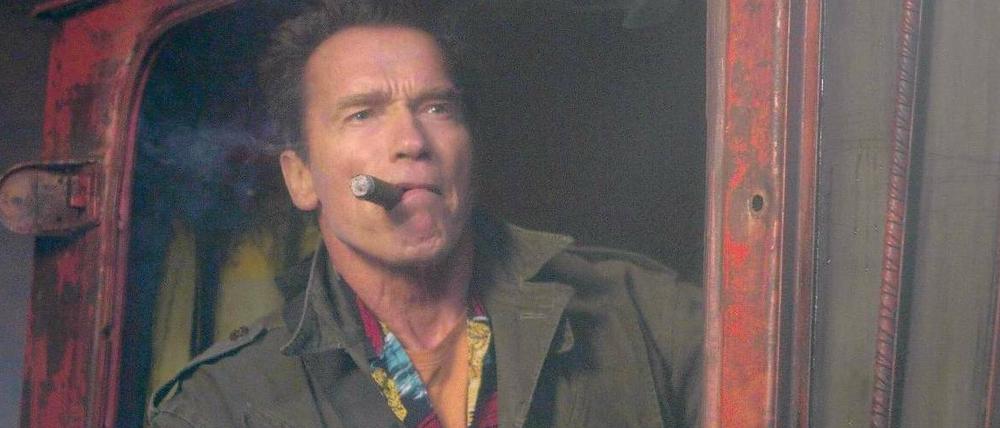 Arnold Schwarzenegger in „The Expendables“: Der US-Blockbuster ist einer der am meisten runtergeladenen Filme. Foto: p-a/Zumapress.com