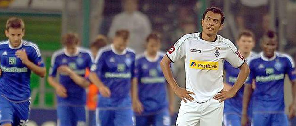 Ratlos. Juan Arangos Gladbacher konnten sich gegen Kiew keine besonders gute Ausgangsposition für das Rückspiel herausspielen.
