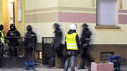 Polizeibeamte im Einsatz in Nordrhein-Westfalen.