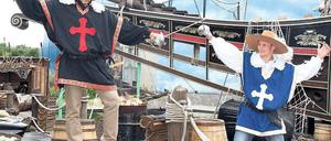 En garde. Arthur Abraham (l.) boxt am Samstag gegen den WBO-Weltmeister Robert Stieglitz um dessen Gürtel. Nach drei Niederlagen könnte eine weitere das Ende von Abrahams Karriere einläuten. Foto: Photowende