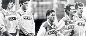 Doppelt geschützt. Der FC Homburg sorgte in der Saison 1987/88 für Aufsehen, als der Kondomhersteller London neuer Trikotsponsor wurde. Der DFB wollte das verhindern, aber das Landgericht Frankfurt am Main entschied zugunsten der Homburger.
