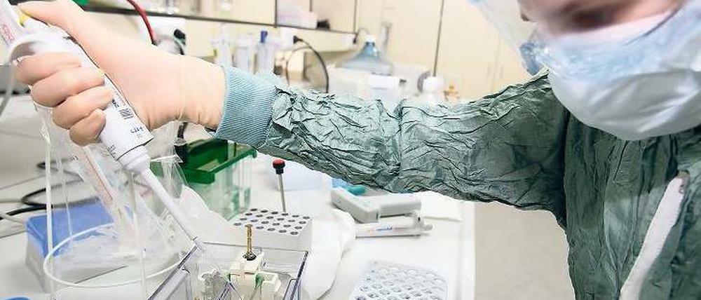 Geforscht wird auch in Dresden. Nicht alle Arzneien des Pharmakonzerns Glaxo-Smith-Kline kommen auf den deutschen Markt.Foto: rtr