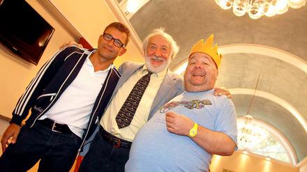 Royales Trio. Matthias Freihof, Dieter Hallervorden und Dirk Bach spielen ab Oktober am Schlosspark-Theater in Steglitz in „Kleiner König Dezember“. 