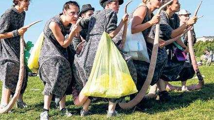 Witterung aufgenommen. Die Ratten auf dem Tempelhofer Feld.