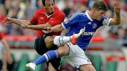 Viel Einsatz aber keinen Sieger gab es in der Partie zwischen Hannover 96 und Schalke 04.