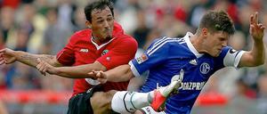 Viel Einsatz aber keinen Sieger gab es in der Partie zwischen Hannover 96 und Schalke 04.