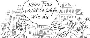Hintersinnig: Einer von Marcks' Cartoons.