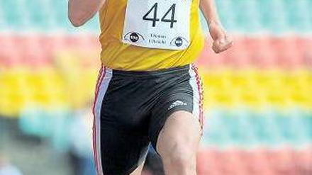 Ab jetzt Sprinter. Der sehbehinderte Mehrkämpfer Thomas Ulbricht musste sich für die Paralympics spezialisieren. 