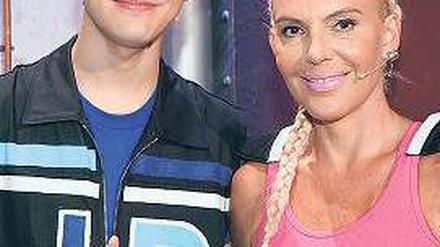 Immer am Start. Jimi Blue Ochsenknecht und seine Mutti Natascha. 