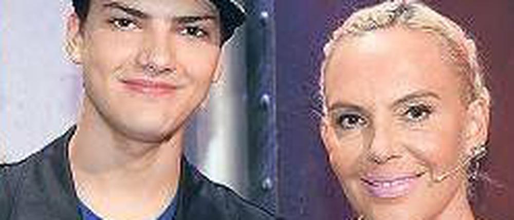 Immer am Start. Jimi Blue Ochsenknecht und seine Mutti Natascha. 