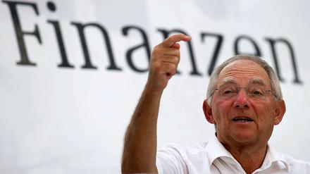 Warnende Worte von Deutschlands Finanzminister Wolfgang Schäuble.