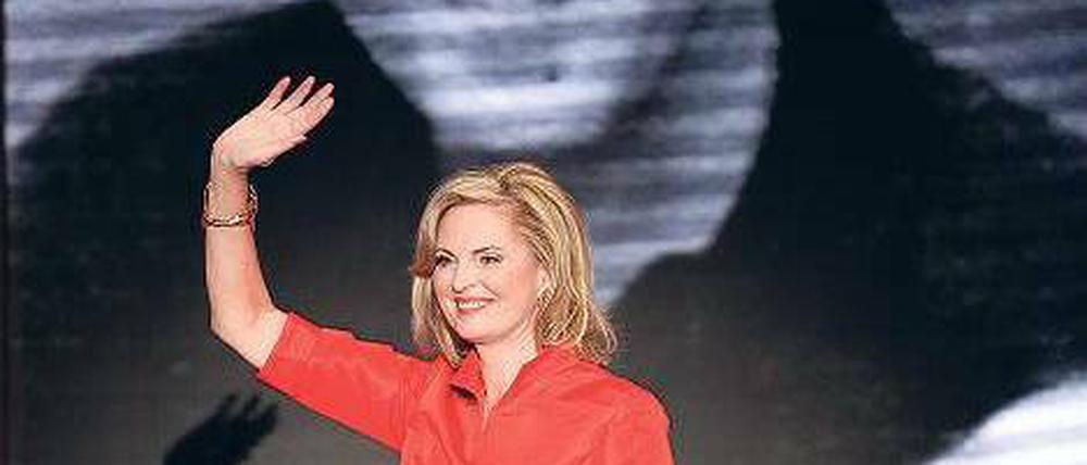 Einer wie keiner. Ann Romney sprach mit sehr viel Pathos über ihren Mann. Foto: dapd