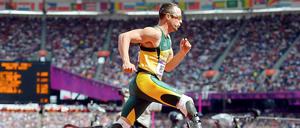 Vielleicht der bekannteste Sportler bei den Paralympics: Der südafrikanische Leichtathlet Oscar Pistorius