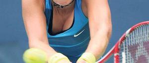 Schmerzfrei, aber traurig. Sabine Lisicki ging das Erstrundenaus nahe. Foto: dpa