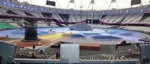 Es wird wieder spektakulär im Londoner Olympiastadion, diesmal zur Eröffnungsfeier der Paralympics am Mittwochabend.