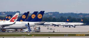 Am Boden. Nicht alle Flüge werden am Freitag starten.