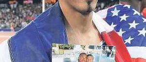 Gedenksport. Felix Sanchez erinnert an seine verstorbene Großmutter. Foto: dpa