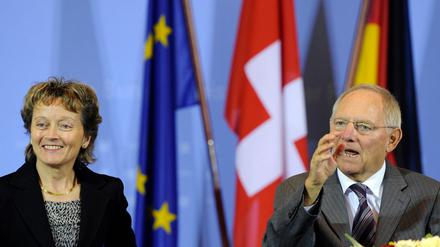 Die Schweizer Bundespräsidentin Eveline Widmer-Schlumpf.