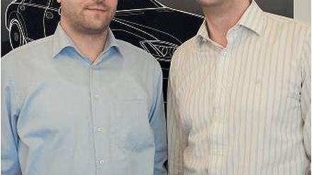 Frank Steuer und Jens Wohltorf haben Chauffeur-Dienste gebündelt.