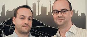 Frank Steuer und Jens Wohltorf haben Chauffeur-Dienste gebündelt.