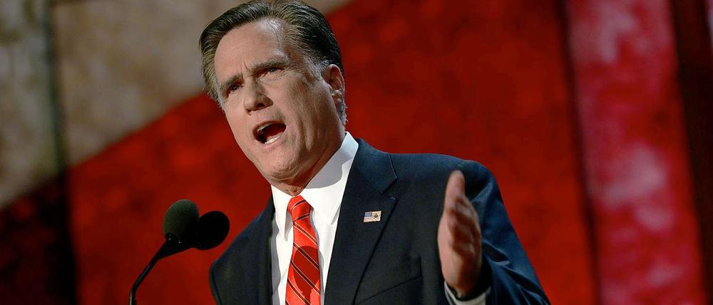 Mitt Romney begeisterte bei seiner Parteitagsrede die republikanische Basis.