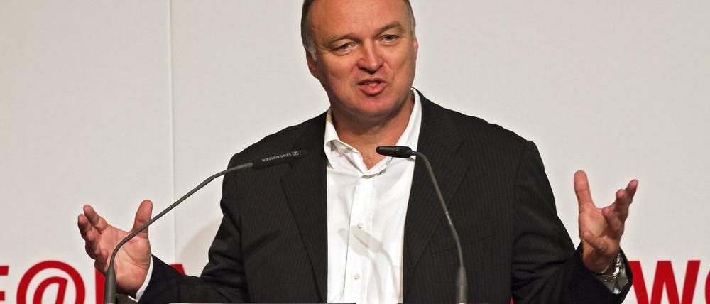 Thomas Ebeling, Vorstandschef der ProSiebenSat1 Media AG, beim Medienkongress in Berlin. 
